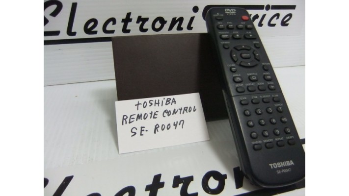 Toshiba  SE-R0047 dvd   remote control  .